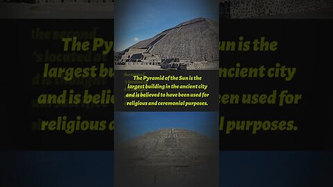 Did You Know: The Secrets and Wonders of the Ancient City of Teotihuacan #shorts #history