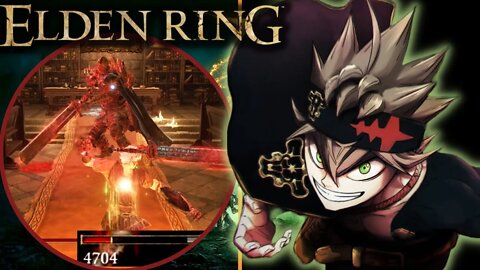 Black Bull Asta chegou para apagar toda magia do mundo de Elden Ring! 🍀🐂