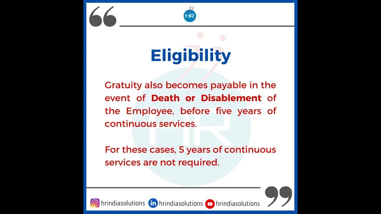 Gratuity Payment #hr #hrgeneralist #humanresources #humanresourcemanagement #hrtraining #hronline