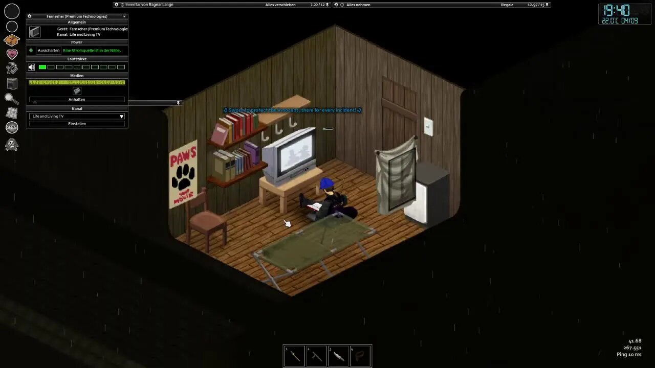 Project Zomboid - Teil 018 - #OhneGedöns (LIVE HD) - lebenskuenstler.net #LetsPlay