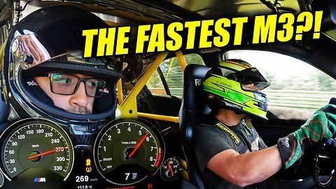 200 KM/H JUMP! INSANE SPEEDS in 600HP BMW M3 / Nürburgring