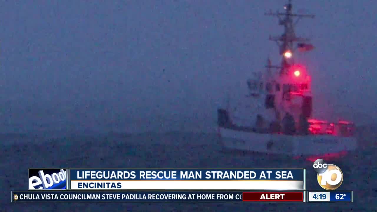 Dramatic rescue off Encinitas coast caught on camera