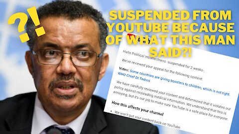 This man got me suspended from Youtube ( crazy nonsense! )