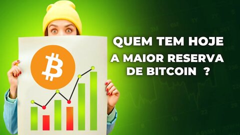 Quem tem hoje a maior reserva de bitcoin ?