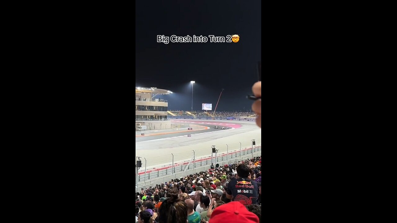 Big Crash GP Qatar F1 23