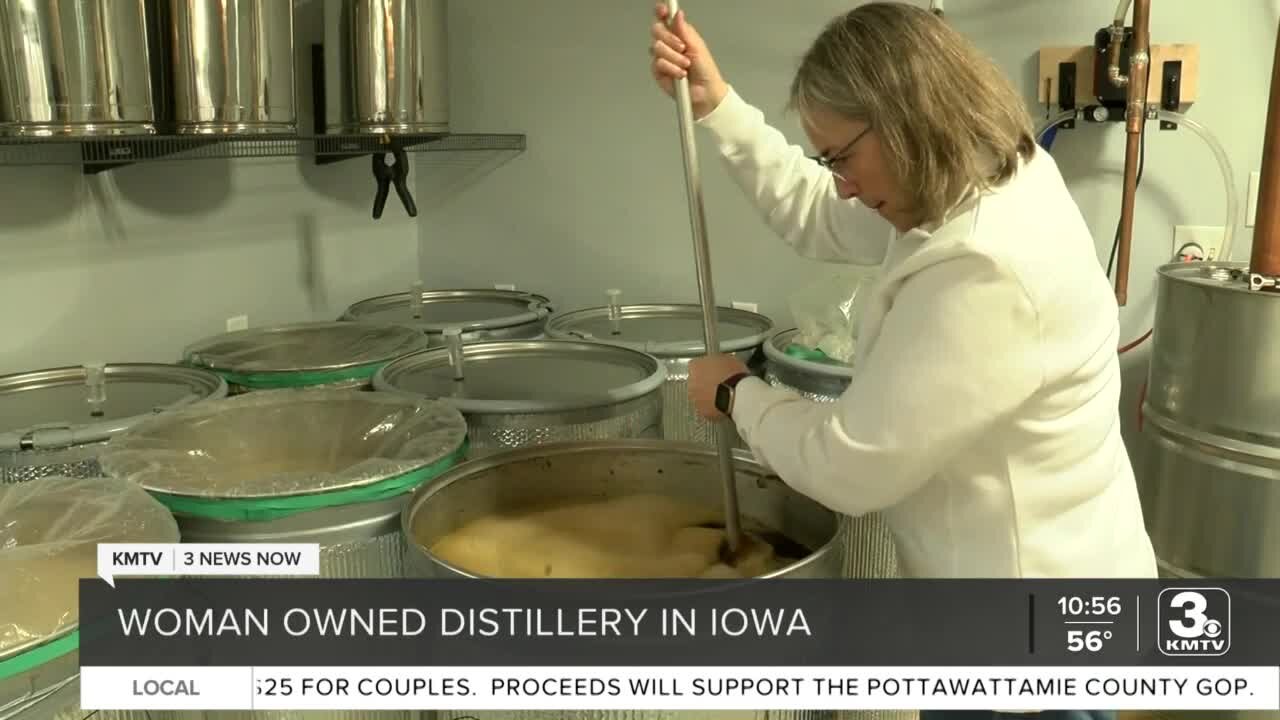 Local woman succeeding in male-dominated distillery business