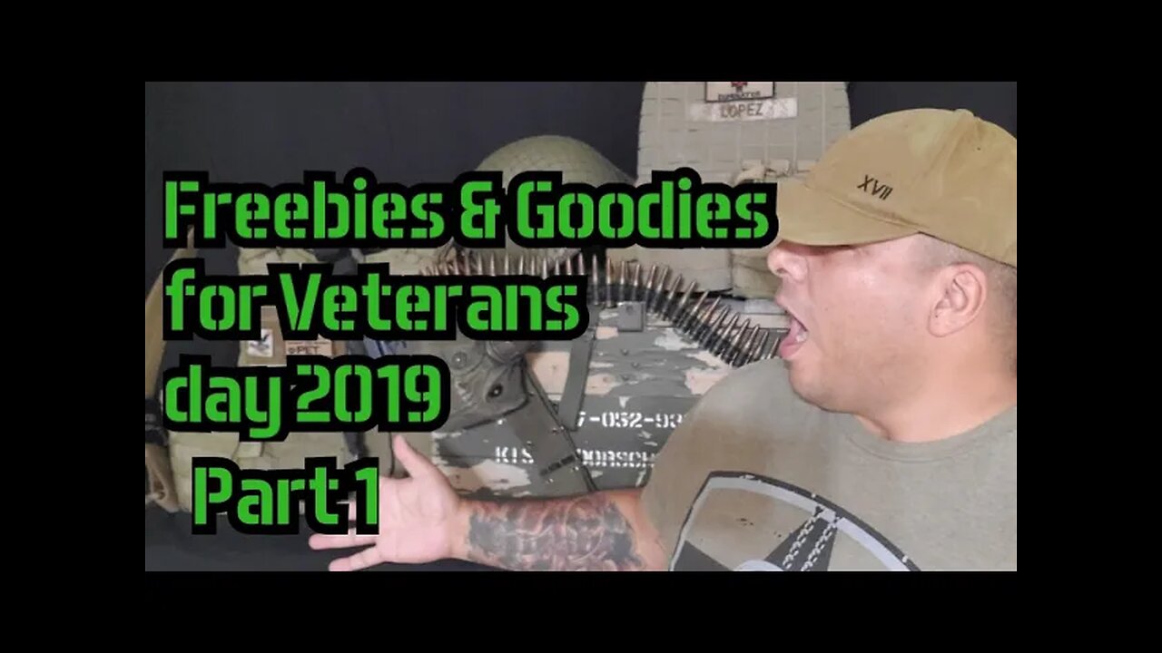 YouTube 2019. Freebies & Goodies for Veterans day 2019 Part 1