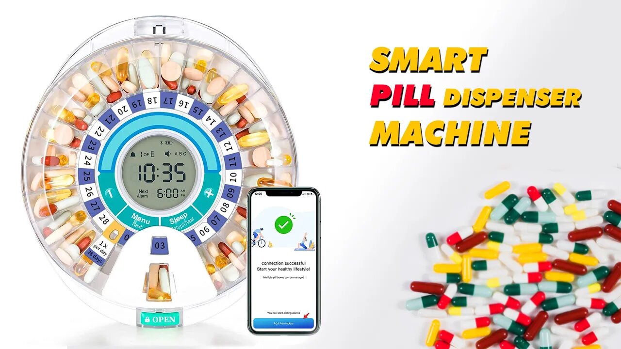 Unboxing the COLORWING Smart Bluetooth Automatic Pill Dispenser Machine