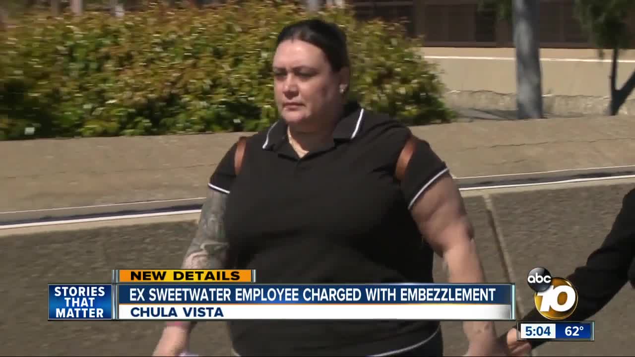 Former Sweetwater employee charged with embezzlement