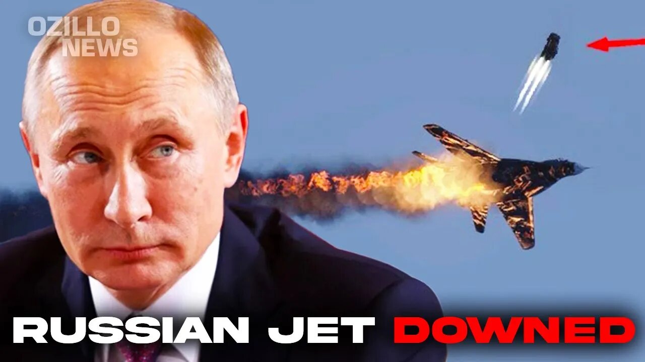 BIG EXPLOSION! A Russian Su-34 Jet was Shot Down in Voronezh Oblast, Russia!