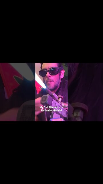 1st Attempt at Reticello Marble