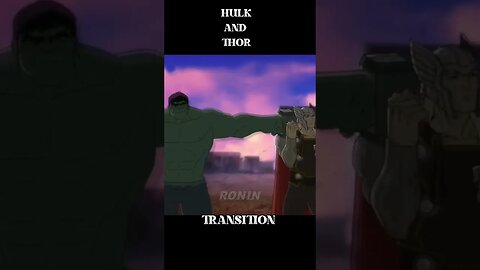 Hulk and Thor Transition Edit | #shorts #marvel #dc #Edit #transition #Thor #hulk #mcu