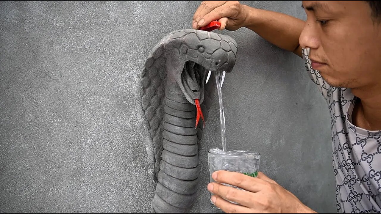 How to make a cobra spray water