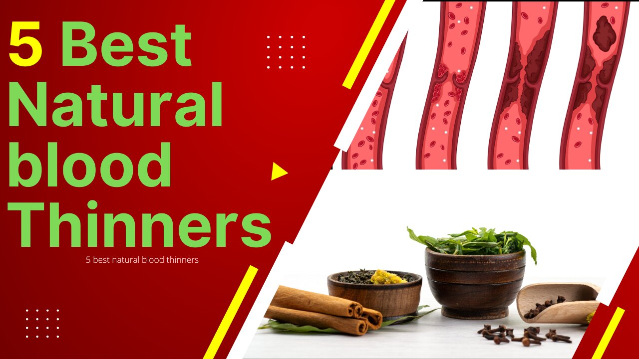 5 best natural blood thinners (Eat These Foods To Prevent Blood Clots, Heart Attacks And Strokes)