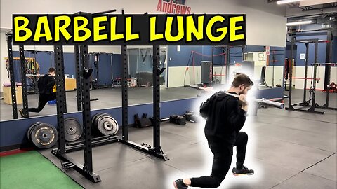 How to do the Barbell Forward Lunge Exercise | 2 Minute Tutorial