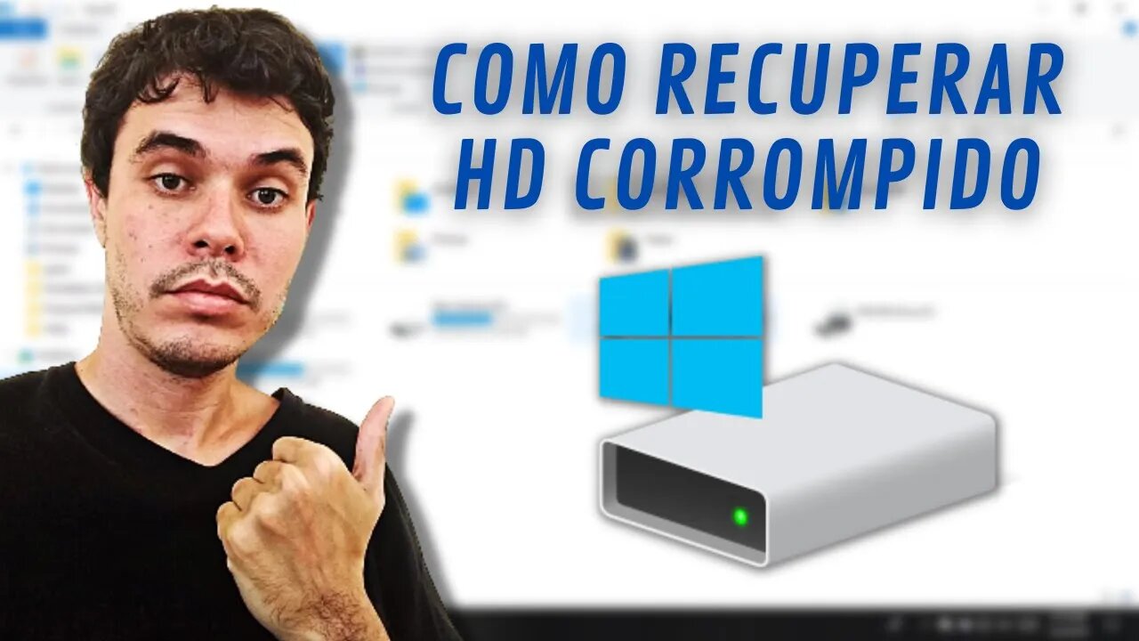 COMO RECUPERAR HD CORROMPIDO SEM PRECISAR FORMATAR