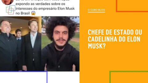 CHEFE DE ESTADO OU CADELINHA DO ELON MUSK?