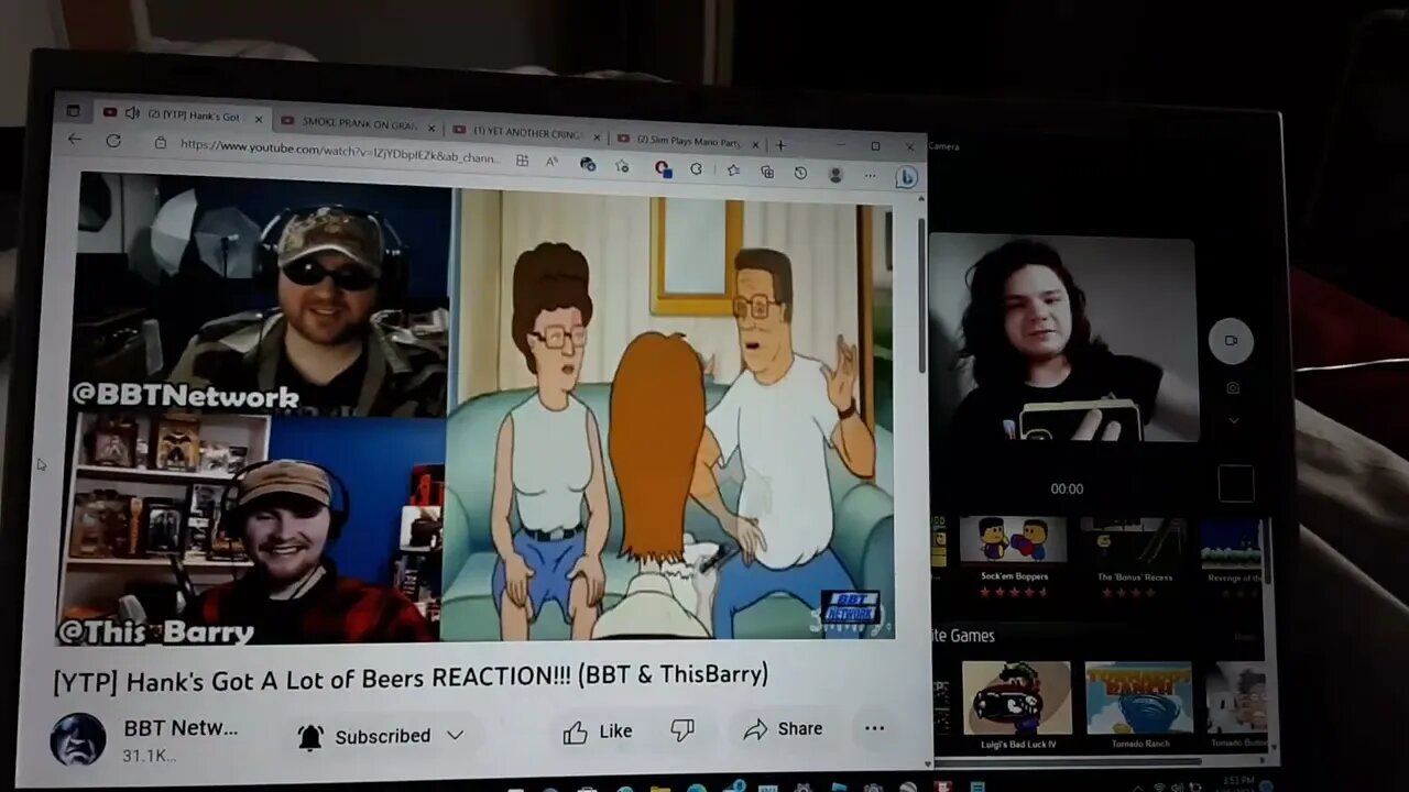Reaction to [YTP] Hank's Got A Lot of Beers REACTION!!! (BBT & ThisBarry) by BBT Network