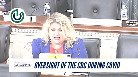 Rep. Cammack Discusses CDC Oversight With Oversight & Investigations Subcommittee