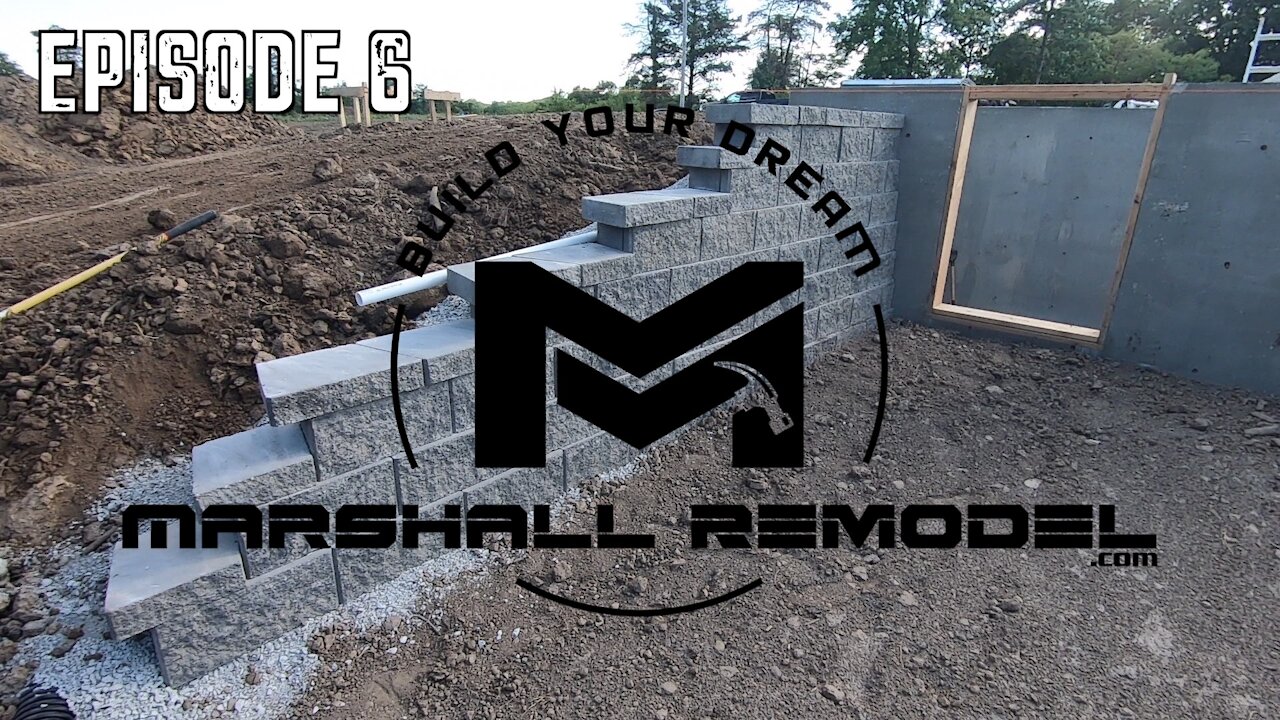 Building a Retaining Wall Ep6