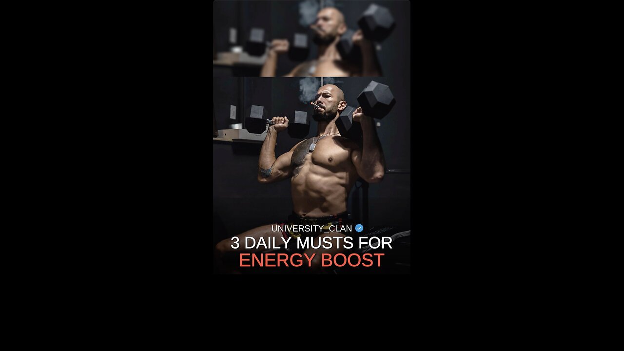 3 Daily Musts For Energy Boost