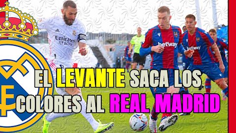 CRISIS REAL en el MADRID: el LEVANTE saca los colores a un equipo sin ALMA COMPETITIVA