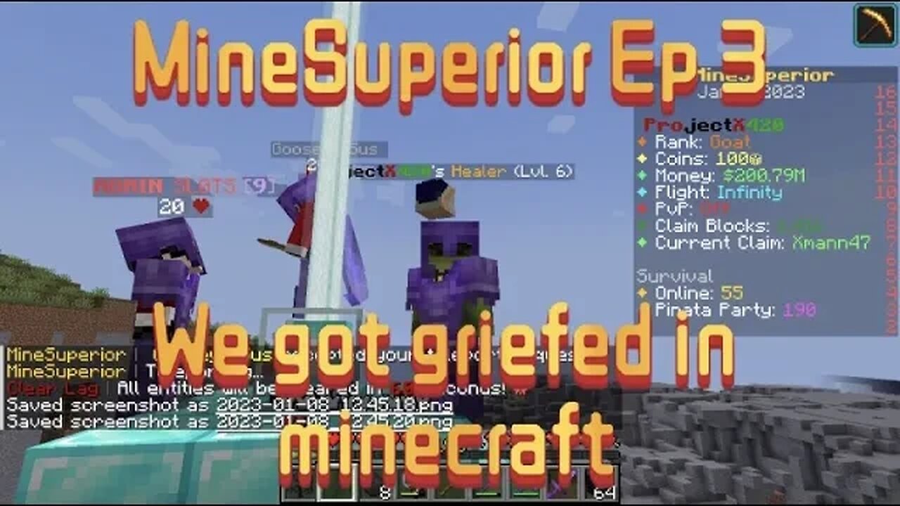 How To Deal With A Griefer - Minecraft On MineSuperior