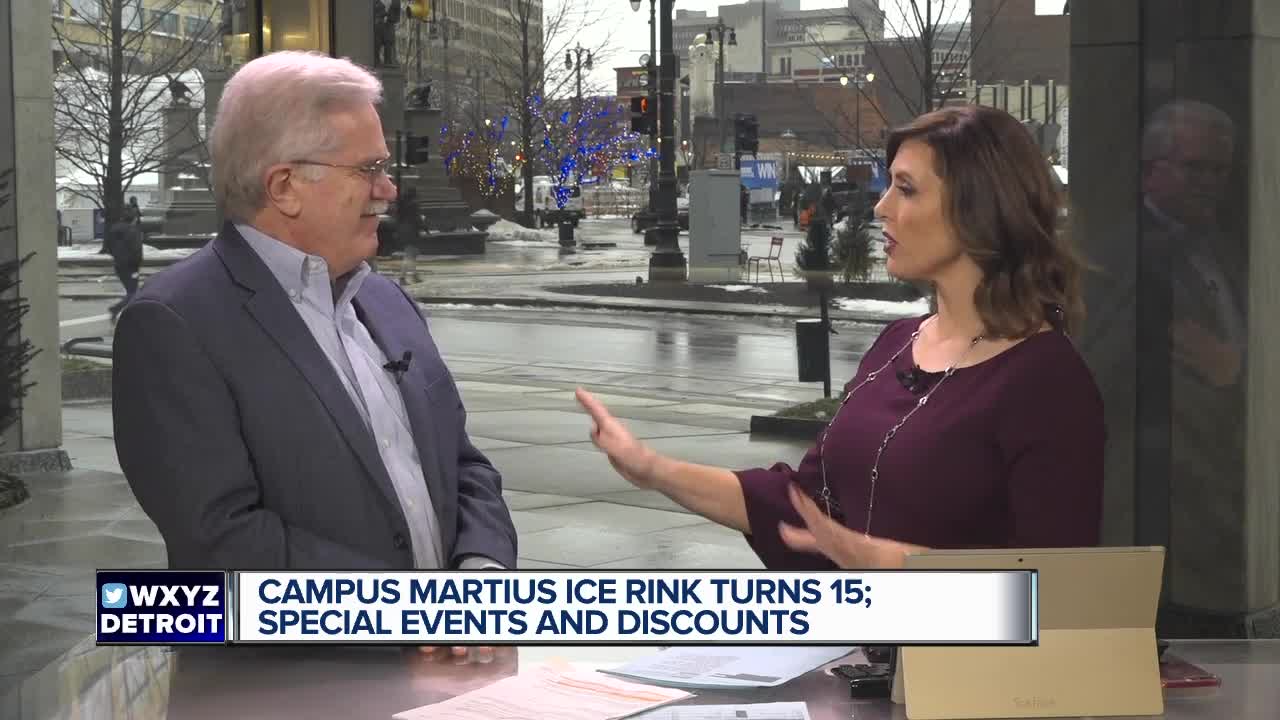 Campus Maritus ice rink turns 15; special events and discounts