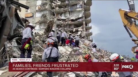 The search continues at the Surfside condo collapse site