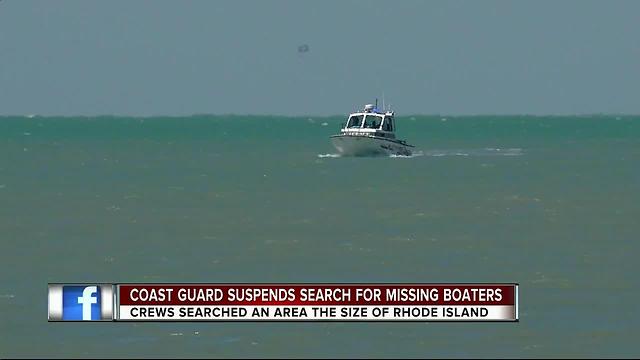 Coast Guard suspends search for missing men