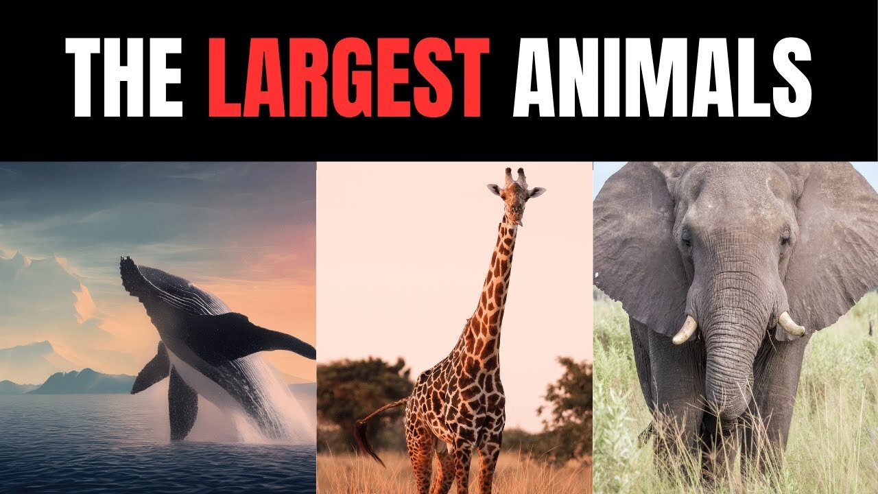 The 5 Largest Animals in the World (Meet The Giants!)