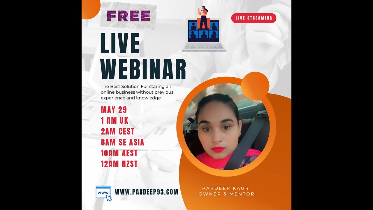 Live info session