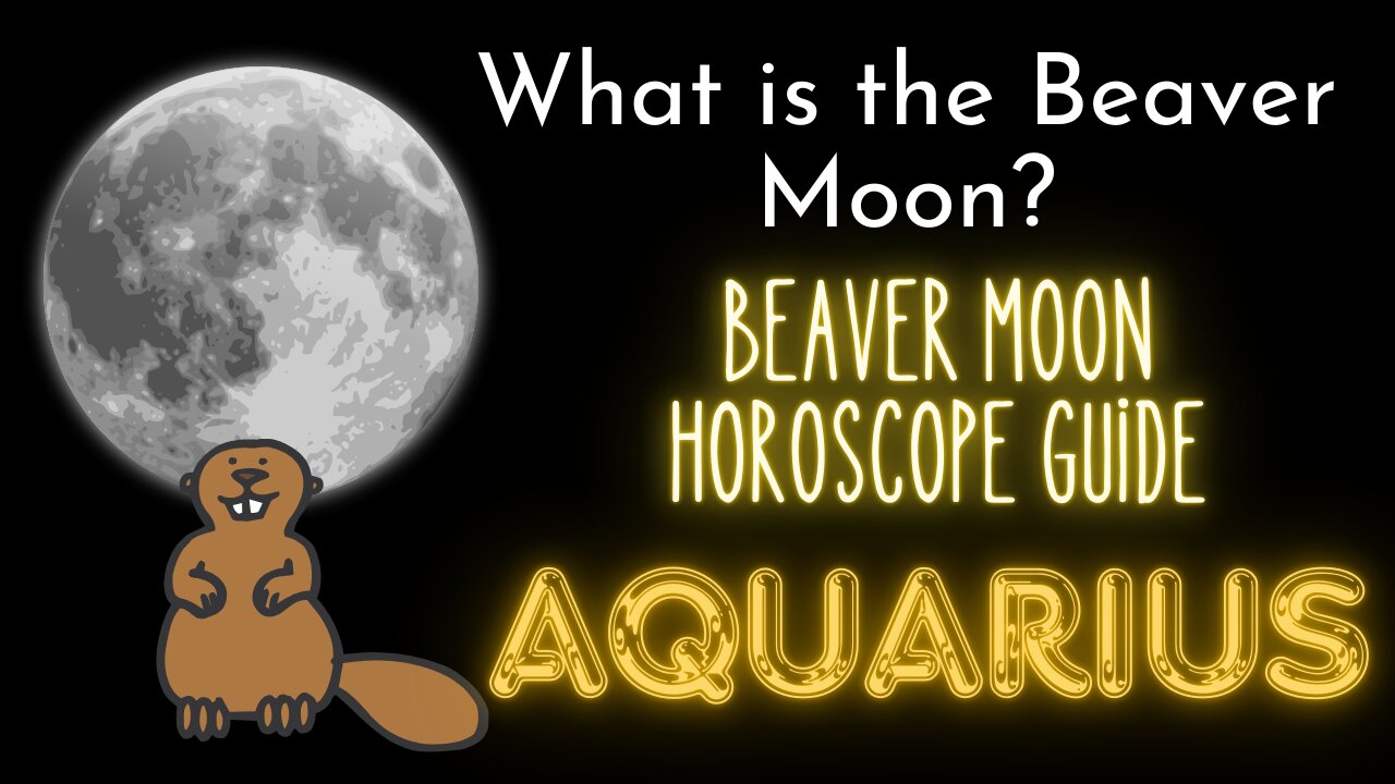 Aquarius Beaver Moon Horoscope Guide (Last Super Moon of 2024)