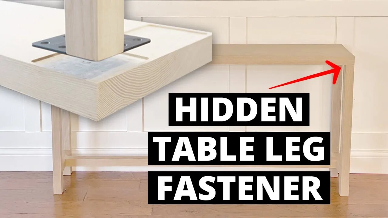 Build A Sofa End Table Using The Adjustable Mortise Jig & Tenon Fastener System™ | #woodworking