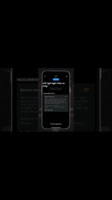 UFC Fight Night: Allen vs. Craig - #RealCappers #UFC Picks and Predictions November 18, 2023