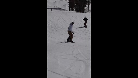 spring time snowboarding