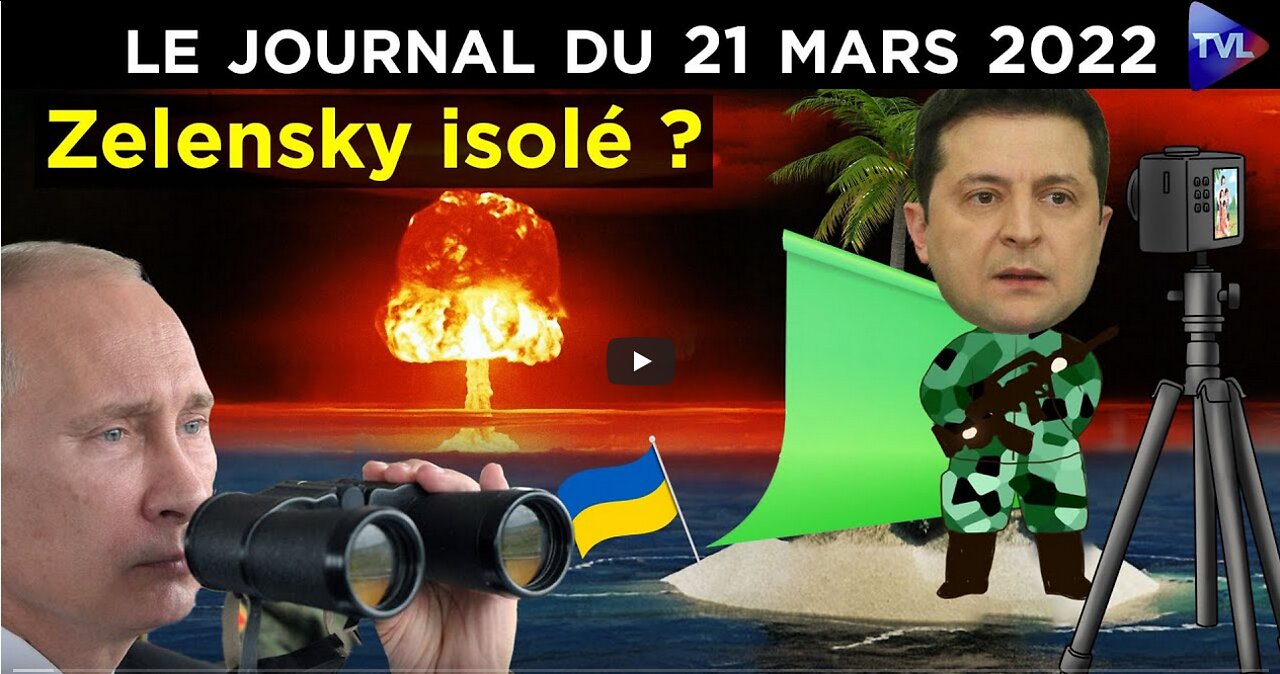 Russie - Ukraine Zelensky sur la touche - JT du 21 mars 2021
