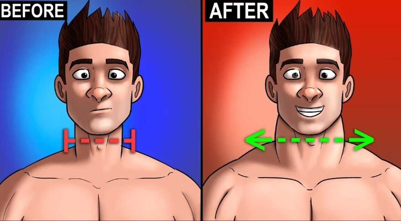 10 best exercises for thicker neck 😲