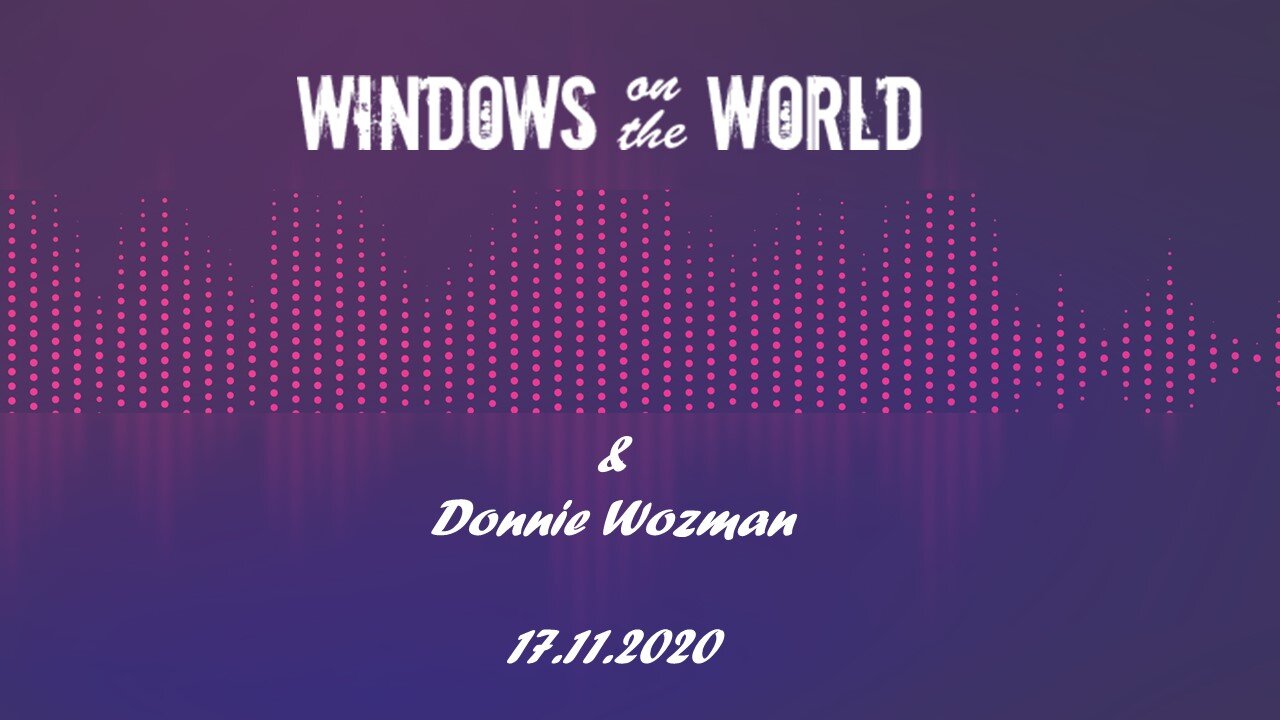 First appearance with Mark Windows on his Windows on the World show. 17.11.2020