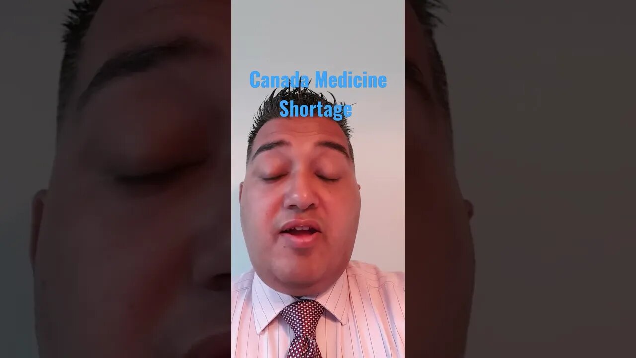 Canada Medicine Shortage - Pain Killers