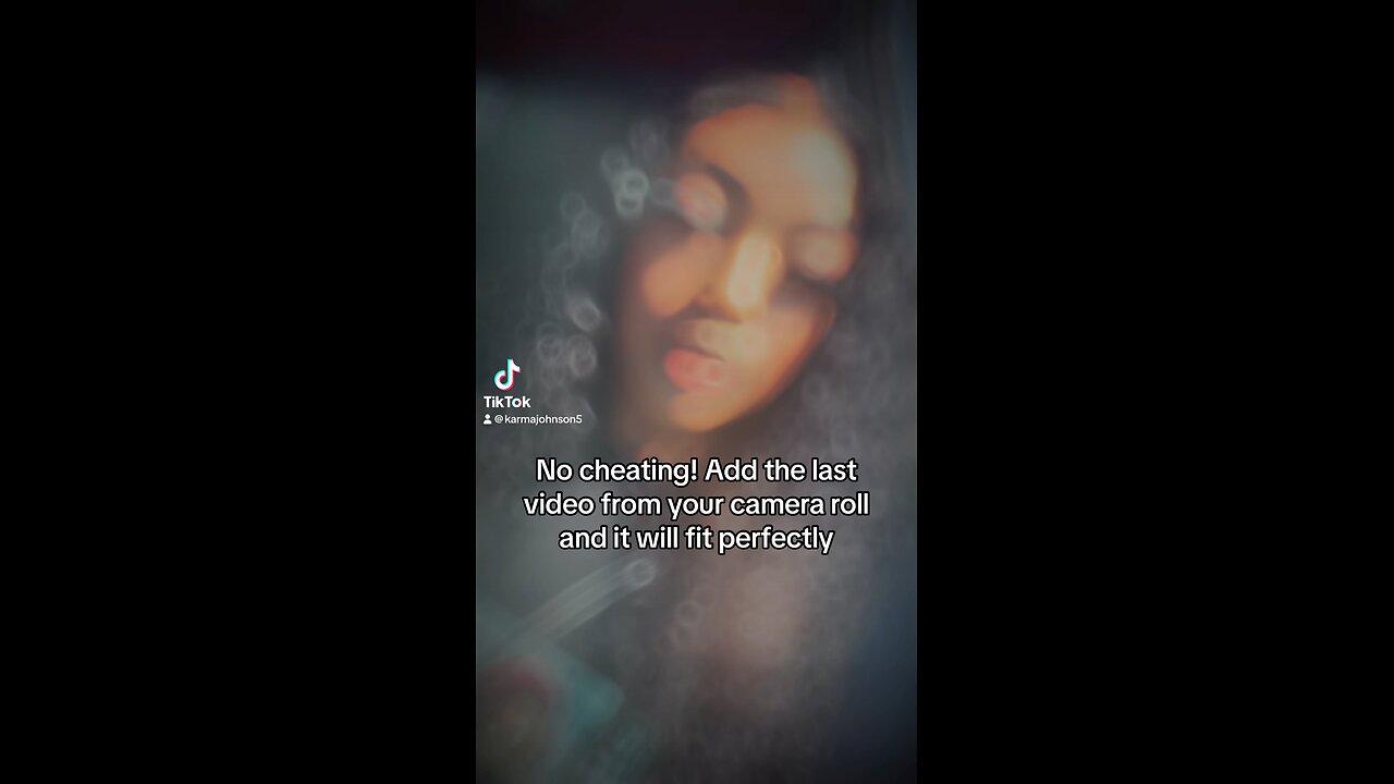 No CHEATING! Add the last video from your camera roll and it will fit perfectly