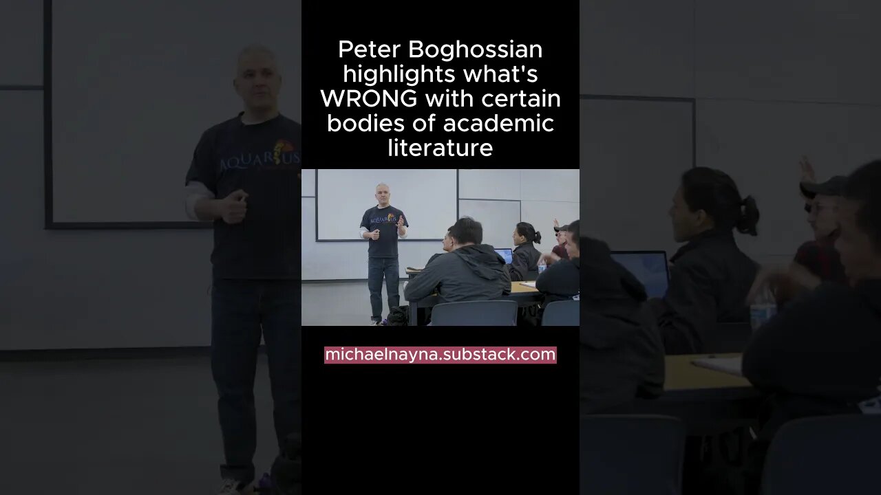 Peter Boghossian explains how Social Justice literature becomes "credible" #GrievanceStudiesAffair