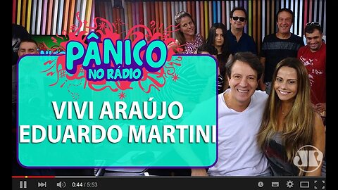 Viviane Araújo e Eduardo Martini - Pânico - 06/04/16