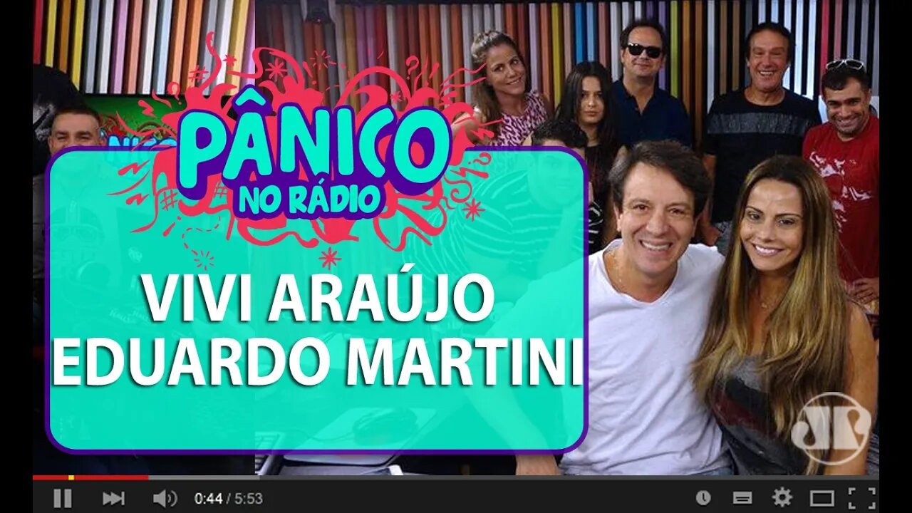 Viviane Araújo e Eduardo Martini - Pânico - 06/04/16