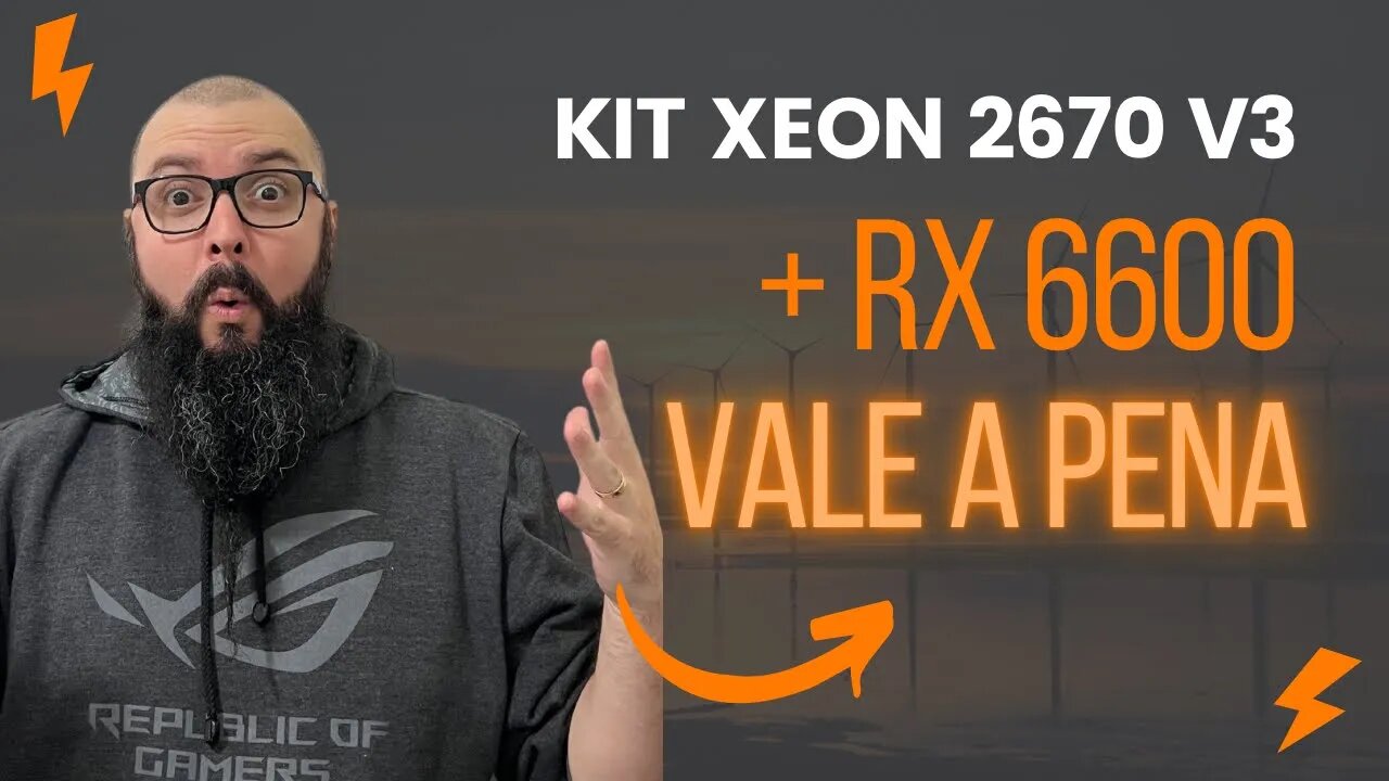 O MELHOR KIT ALIEXPRESS? XEON 2670 + RX 6600 - Será?