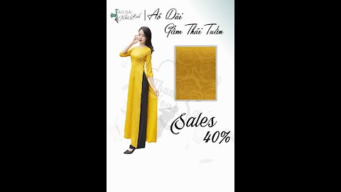 Traditional custom aodai Vietnam