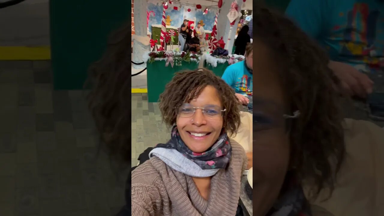 Eating Breakfast and Santa is Free