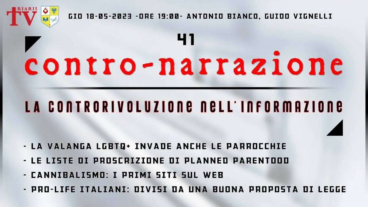 CONTRO-NARRAZIONE NR.41. ANTONIO BIANCO; GUIDO VIGNELLI