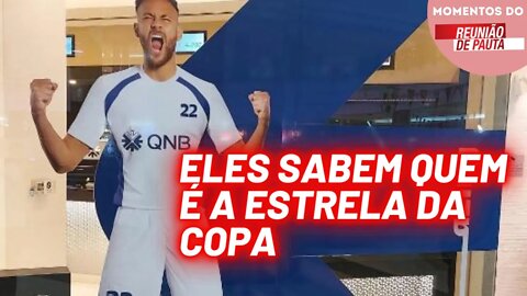 Catar usa imagem de Neymar para fazer divulgação da Copa do Mundo | Momentos do Reunião de Pauta