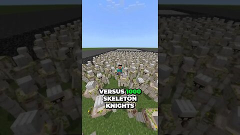 1,000 IRON GOLEMS VS 1,000 SKELETON KNIGHTS #minecraft